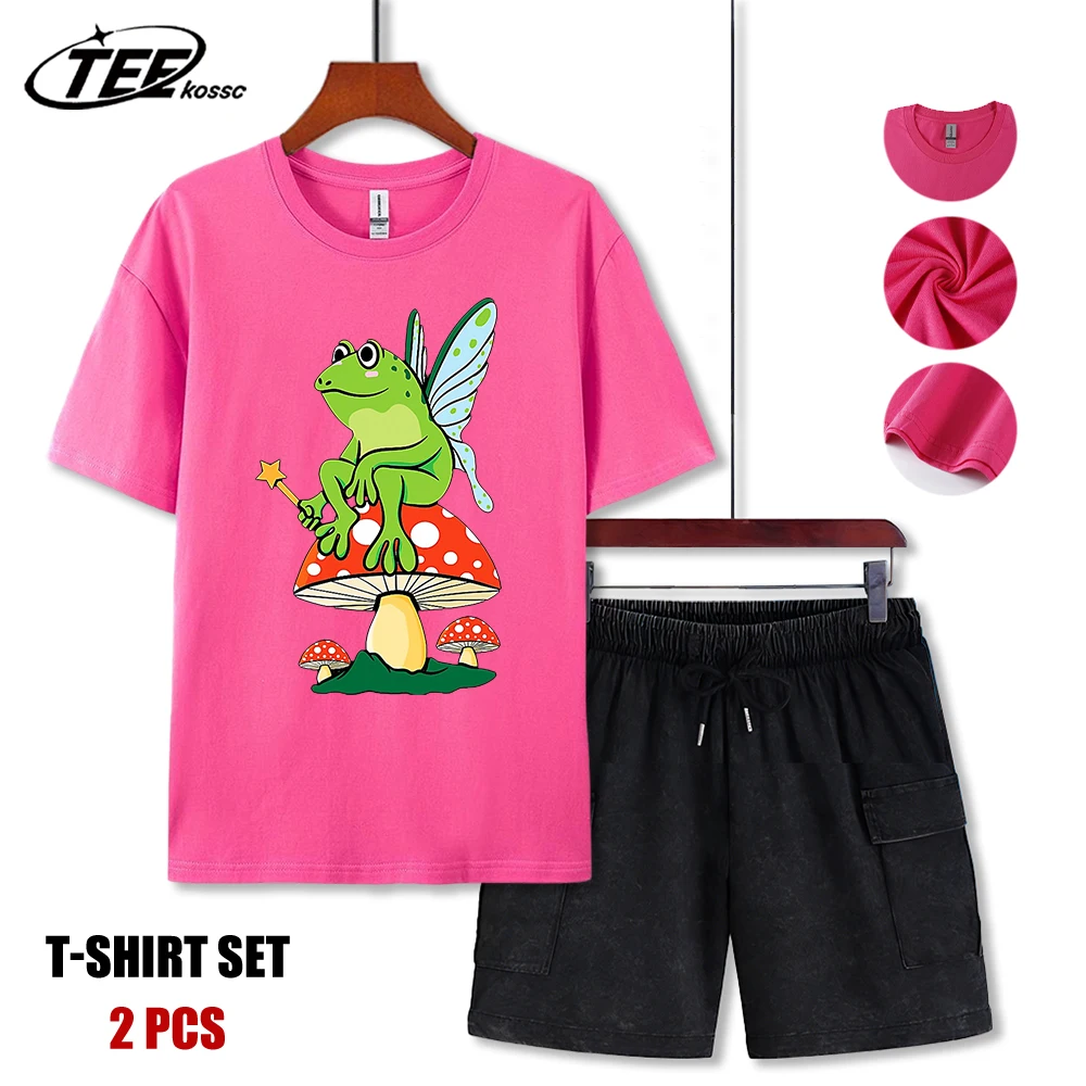 Футболка с принтом грибов в стиле фейрикор для мужчин, спортивная, летняя, с коротким рукавом, повседневная, свободная, спортивная одежда, хлопковая, удобная, комплект футболок
Футболка с принтом грибов в стиле фейрикор для мужчин, спортивная, летняя, с коротким рукавом, повседневная, свободная, спортивная одежда, хлопковая, удобная, комплект футболок