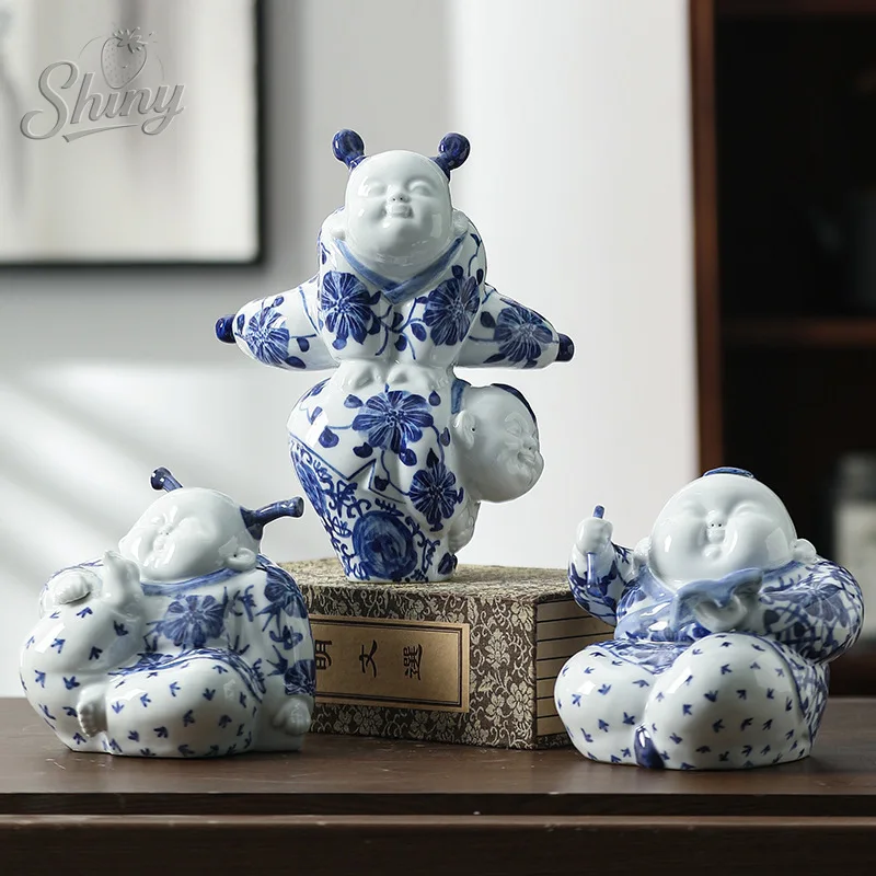 Jingdezhen Porcelain Children's Ceramic Doll Gift Chinese Home Decoration Living Room Decorative Ornaments
Jingdezhen Porcelain Children's Ceramic Doll Gift Chinese Home Decoration Living Room Decorative Ornaments