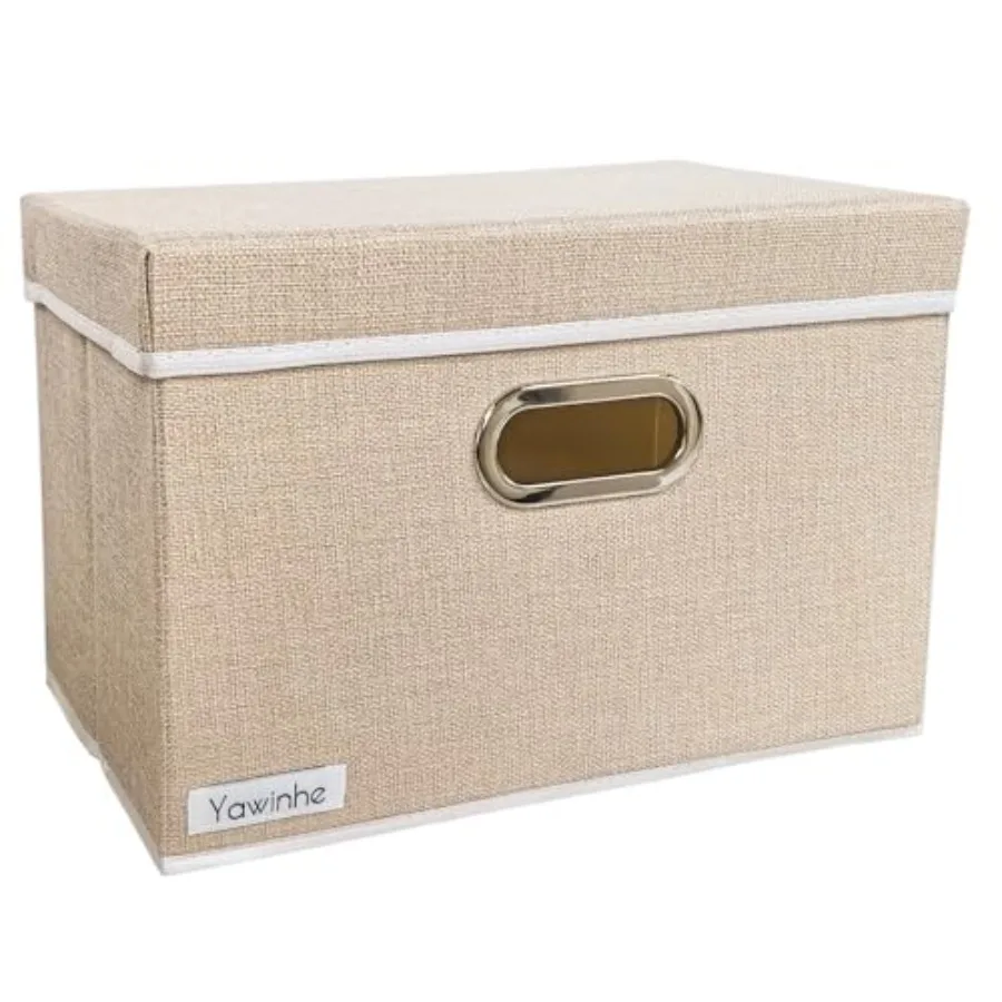 Non-metal Storage Boxes 1-Pack,Waterproof Storage Basket Bins, with Lids and 2 Handles, for Clothes, Closet Organizers and Stor
Non-metal Storage Boxes 1-Pack,Waterproof Storage Basket Bins, with Lids and 2 Handles, for Clothes, Closet Organizers and Stor