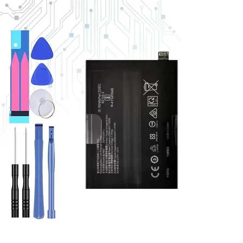 Аккумулятор BLP675 BLP831 BLP749 2000 мАч-4500 мАч для Oppo Find X 256G/512G X2 Pro 5G X3 Lite CPH2173 PEEM00 Reno 4 SE 5 5G Bateria
Аккумулятор BLP675 BLP831 BLP749 2000 мАч-4500 мАч для Oppo Find X 256G/512G X2 Pro 5G X3 Lite CPH2173 PEEM00 Reno 4 SE 5 5G Bateria