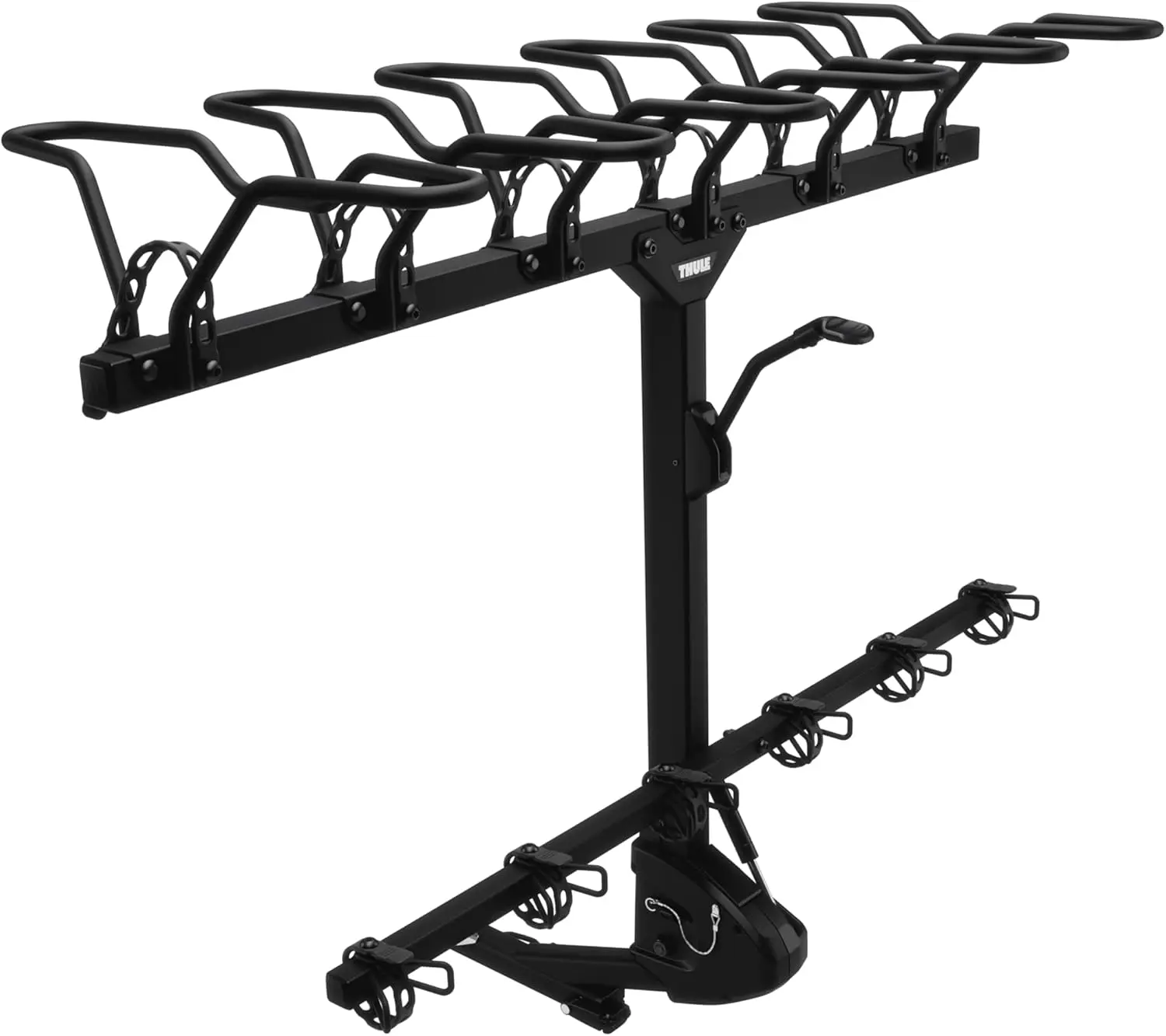 Thule Revert Vertical Hitch Rack, 4 Bikes, Carrier for Trucks and Vans, Assisted Lift and Lower, e-Bike Compatible, no Frame
Thule Revert Vertical Hitch Rack, 4 Bikes, Carrier for Trucks and Vans, Assisted Lift and Lower, e-Bike Compatible, no Frame