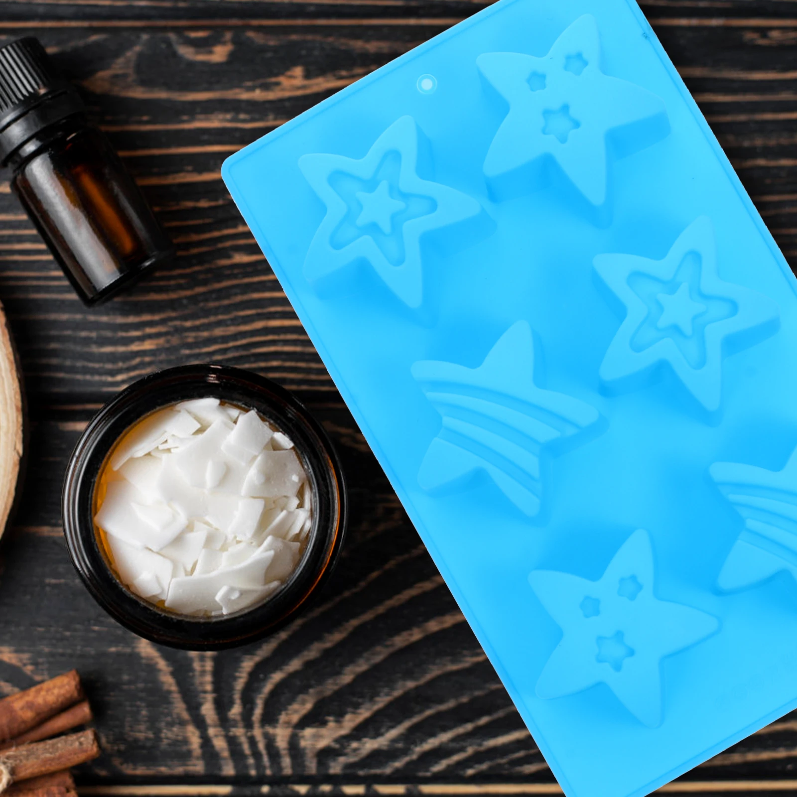 Silicone Star Shape Mold for DIY Soap Making Craft - Heat Resistant Non-Stick Easy Clean Baking Epoxy Resin Molds
Silicone Star Shape Mold for DIY Soap Making Craft - Heat Resistant Non-Stick Easy Clean Baking Epoxy Resin Molds