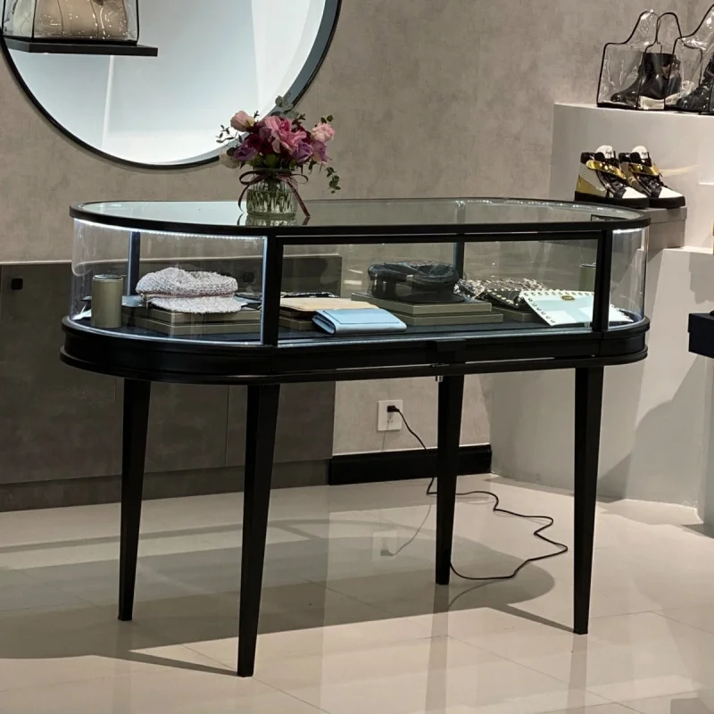 Custom.Customized Ornament Shop Showcase Circular Glass Jewelry Showcase Jade Jade Ring Display Counter
Custom.Customized Ornament Shop Showcase Circular Glass Jewelry Showcase Jade Jade Ring Display Counter