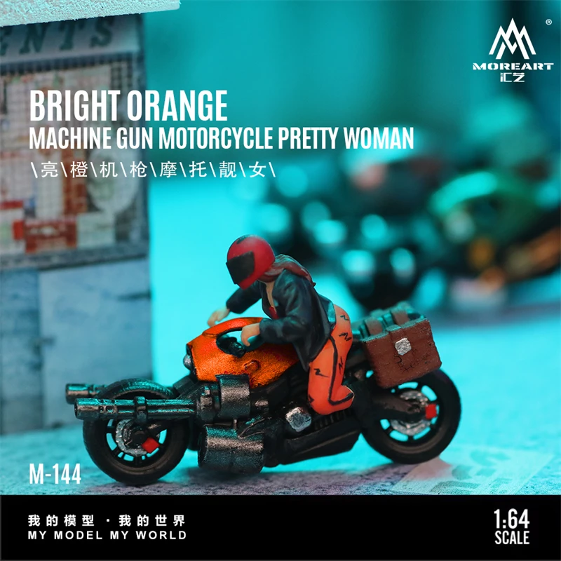 2025 New 1:64 Scale Bright Orange Machine Gun Motorcycle Pretty Girl Doll Set DIY Handmade Painted Model Scene Toy Ornament
2025 New 1:64 Scale Bright Orange Machine Gun Motorcycle Pretty Girl Doll Set DIY Handmade Painted Model Scene Toy Ornament