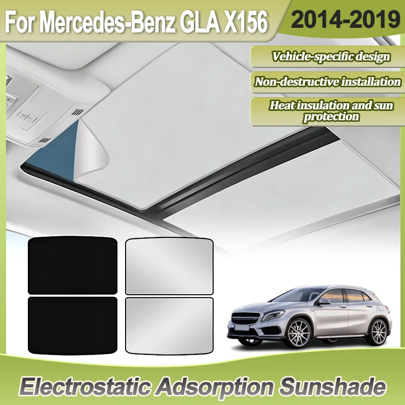 For Mercedes-Benz GLA X156 2014~2019 Roof Electrostatic Sunshade Adsorption Sunshades Skylight Sunroof Shading Parts Accessories
For Mercedes-Benz GLA X156 2014~2019 Roof Electrostatic Sunshade Adsorption Sunshades Skylight Sunroof Shading Parts Accessories