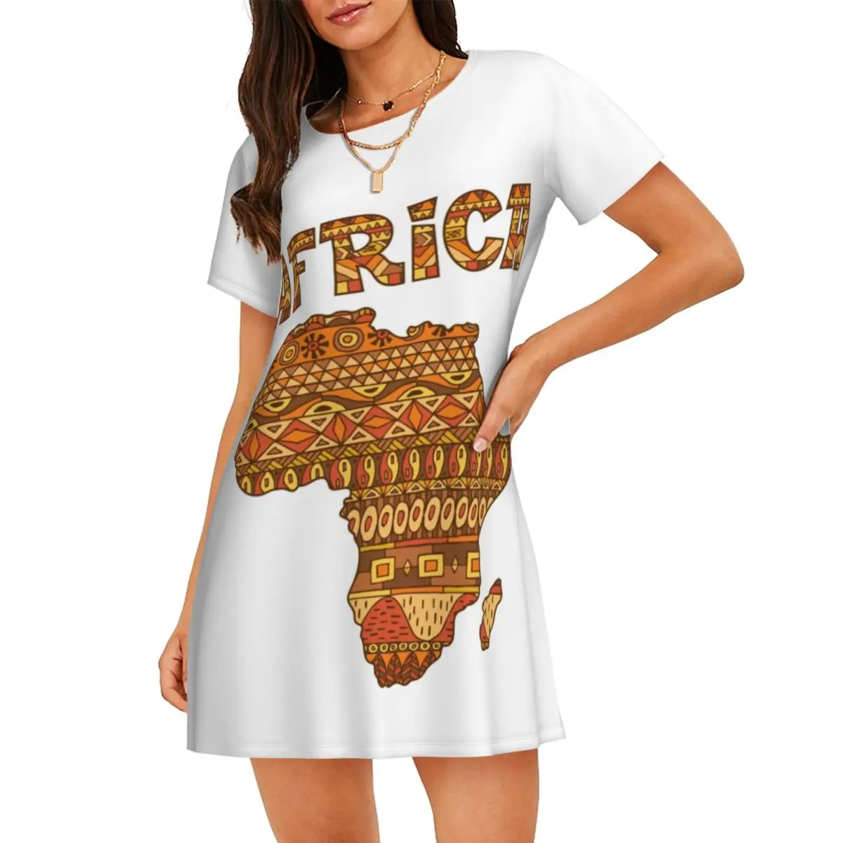 Custom Africa Map Pattern Sleepshirts For Sleeping Loose Sleepdress Pajama African Ethnic Tribal Art Dress Nightdress Sleepwear
Custom Africa Map Pattern Sleepshirts For Sleeping Loose Sleepdress Pajama African Ethnic Tribal Art Dress Nightdress Sleepwear