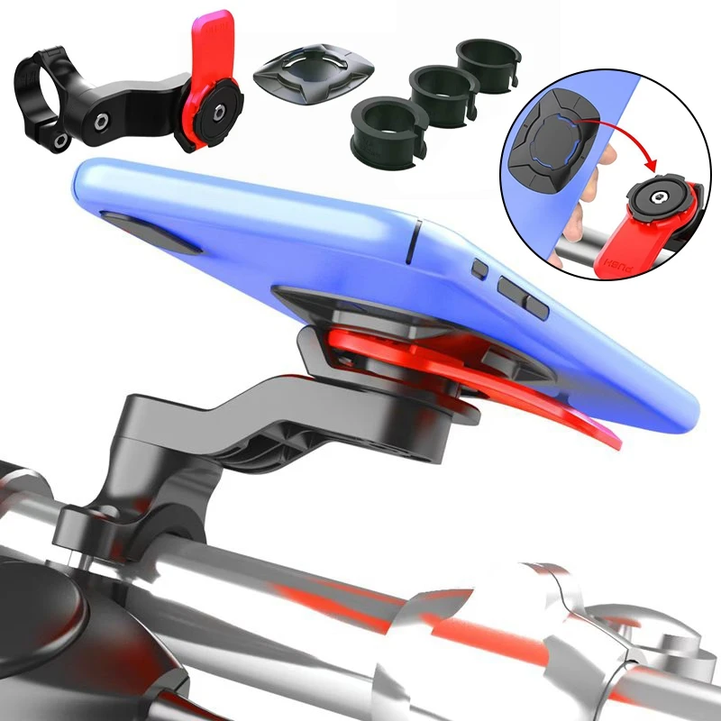 360° Rotatable Bicycle Mobile Phone Holder Shockproof Motorcycle GPS Clip Phone Stand Handlebar Stand Mount 4.7-7.0 inch Devices
360° Rotatable Bicycle Mobile Phone Holder Shockproof Motorcycle GPS Clip Phone Stand Handlebar Stand Mount 4.7-7.0 inch Devices