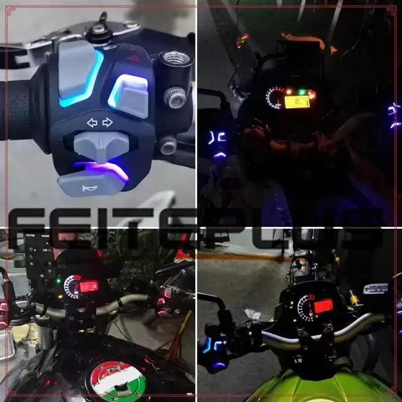 Versatile 7/8In 22Mm Motorcycle Handlebar Switch With LED For Headlight, Flash, And Horn Control
Versatile 7/8In 22Mm Motorcycle Handlebar Switch With LED For Headlight, Flash, And Horn Control