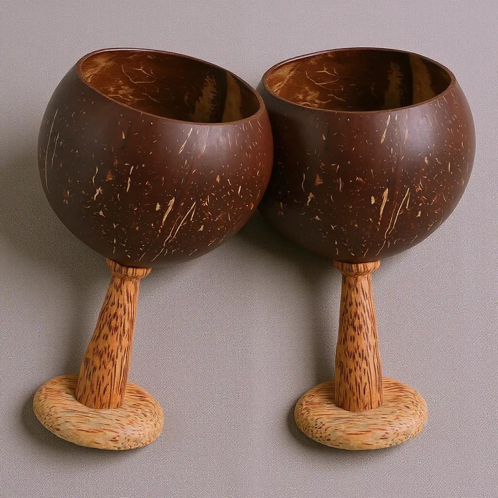 2Pcs Natural Coconut Shell Goblet Cocktail Cup Red Wine Glass Heat Resistant Non Slip Drinkware Party Home Bar Elegant
2Pcs Natural Coconut Shell Goblet Cocktail Cup Red Wine Glass Heat Resistant Non Slip Drinkware Party Home Bar Elegant