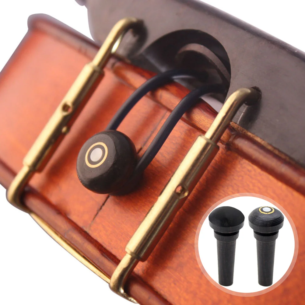6pcs Violin Endpins Ebony Replacement Small Fine Tuning Fisheye Design Durable Compatible Various Models Style
6pcs Violin Endpins Ebony Replacement Small Fine Tuning Fisheye Design Durable Compatible Various Models Style