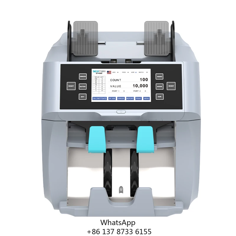 Heavy Duty Two Pockets Professional Banknote Sorter Multi Currency Sorting Machine
Heavy Duty Two Pockets Professional Banknote Sorter Multi Currency Sorting Machine