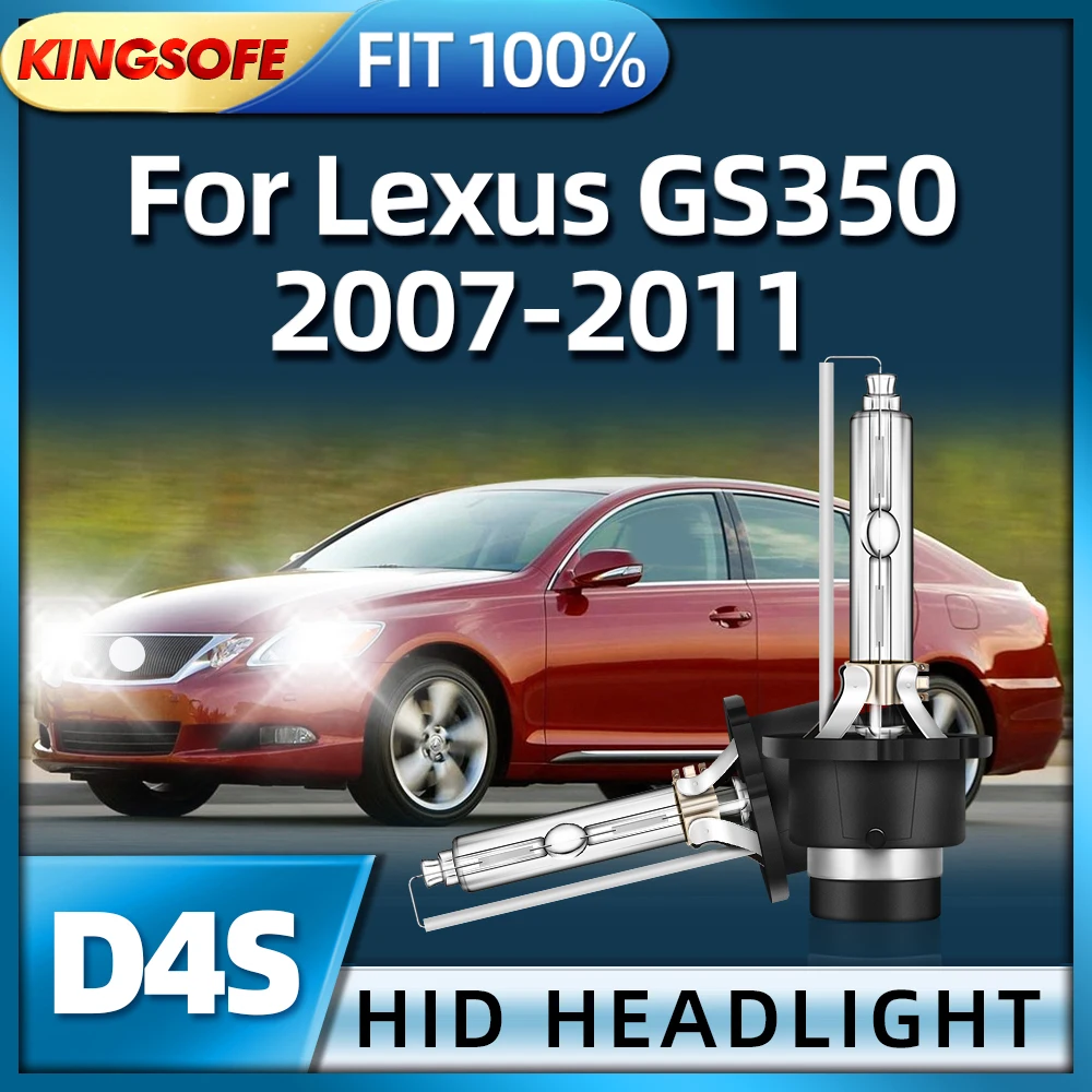 KINGSOFE Super Bright High Quality D4S HID Car Headlight Bulb Xenon 6000k For Lexus GS350 2007 2008 2009 2010 2011
KINGSOFE Super Bright High Quality D4S HID Car Headlight Bulb Xenon 6000k For Lexus GS350 2007 2008 2009 2010 2011