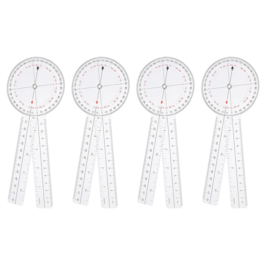 4Pcs Plastic Protractor Goniometer Clear Angle Ruler Accurate Measurement Tool for School Office Drawing Professional Angle
4Pcs Plastic Protractor Goniometer Clear Angle Ruler Accurate Measurement Tool for School Office Drawing Professional Angle