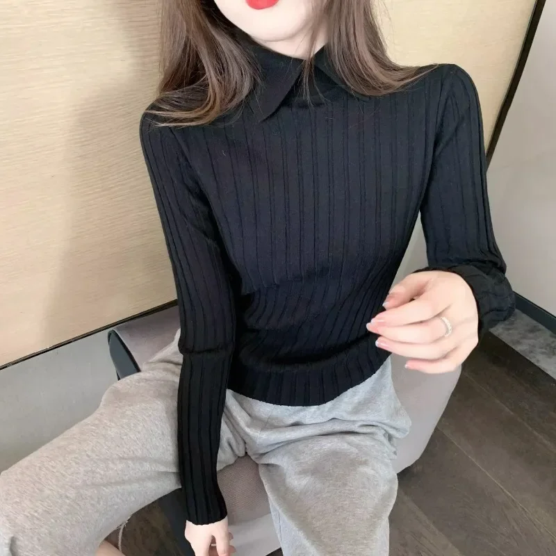 Chic Solid Ribbed Knitted Pullovers Women Slim Leisure Fashion Turtleneck Collar Sweater Ladies Warm Soft Knitwear Basic XQ641
Chic Solid Ribbed Knitted Pullovers Women Slim Leisure Fashion Turtleneck Collar Sweater Ladies Warm Soft Knitwear Basic XQ641