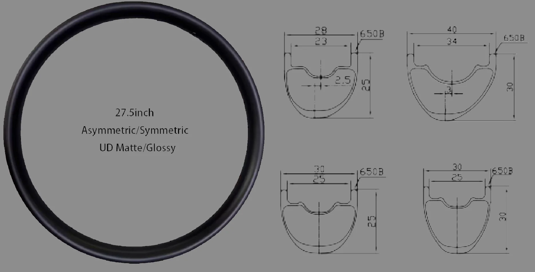 27,5-дюймовый карбоновый обод для горного велосипеда, бескамерный, асимметричный/симметричный, AM/XC, опционально 24, 28, 32 отверстия.
27,5-дюймовый карбоновый обод для горного велосипеда, бескамерный, асимметричный/симметричный, AM/XC, опционально 24, 28, 32 отверстия.