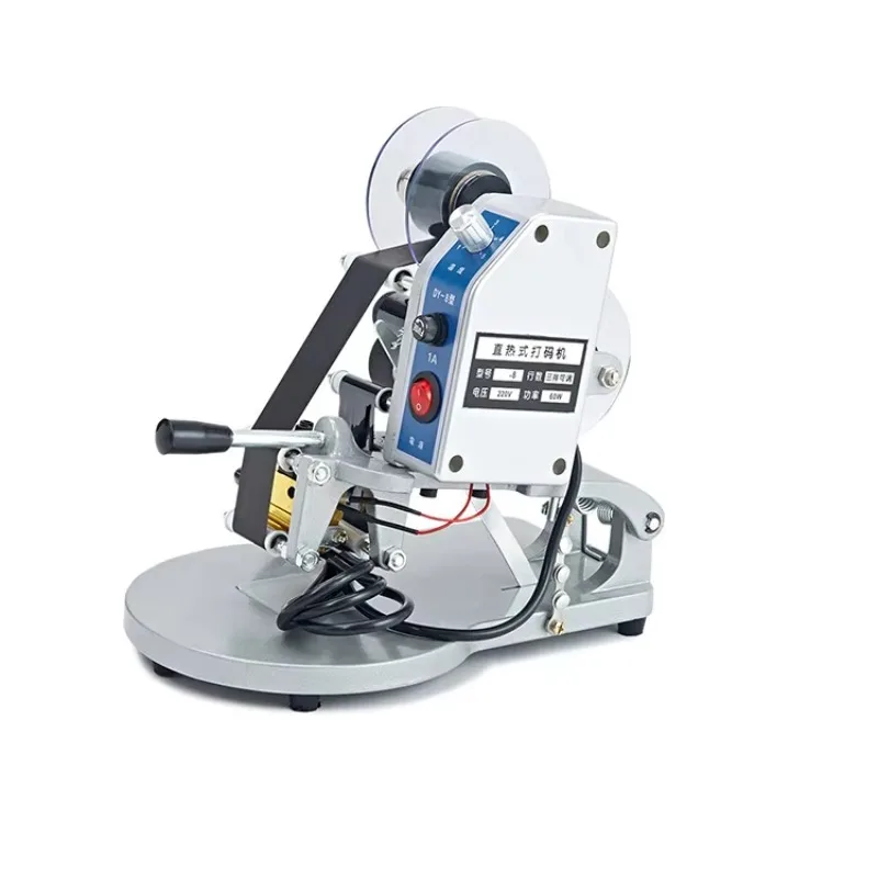 Small Handheld Manual Dy8 Ribbon Date and Bar Coding Machine