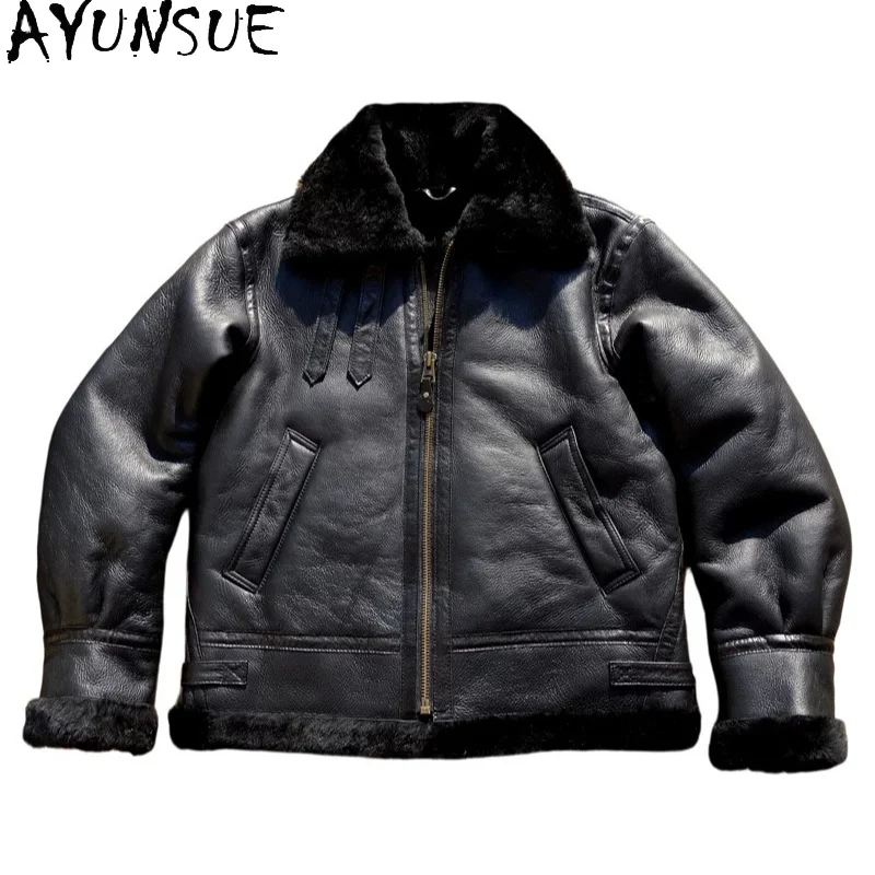 AYUNSUE High Quality Natural Fur Coat Man Winter 2026 Real Sheepskin Genuine Leather Jacket Men Warm Vintage Fur Coats Jackets
AYUNSUE High Quality Natural Fur Coat Man Winter 2026 Real Sheepskin Genuine Leather Jacket Men Warm Vintage Fur Coats Jackets