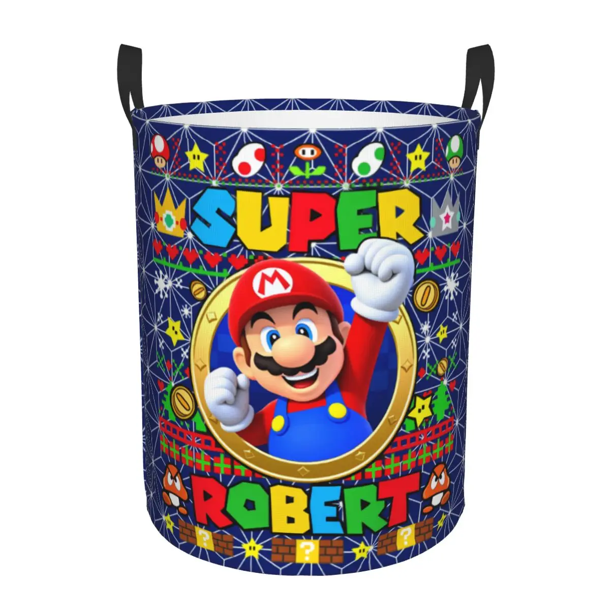 Anime Mario Laundry Basket Collapsible Cartoon Clothes Hamper for Household Clothes Storage Organization
Anime Mario Laundry Basket Collapsible Cartoon Clothes Hamper for Household Clothes Storage Organization