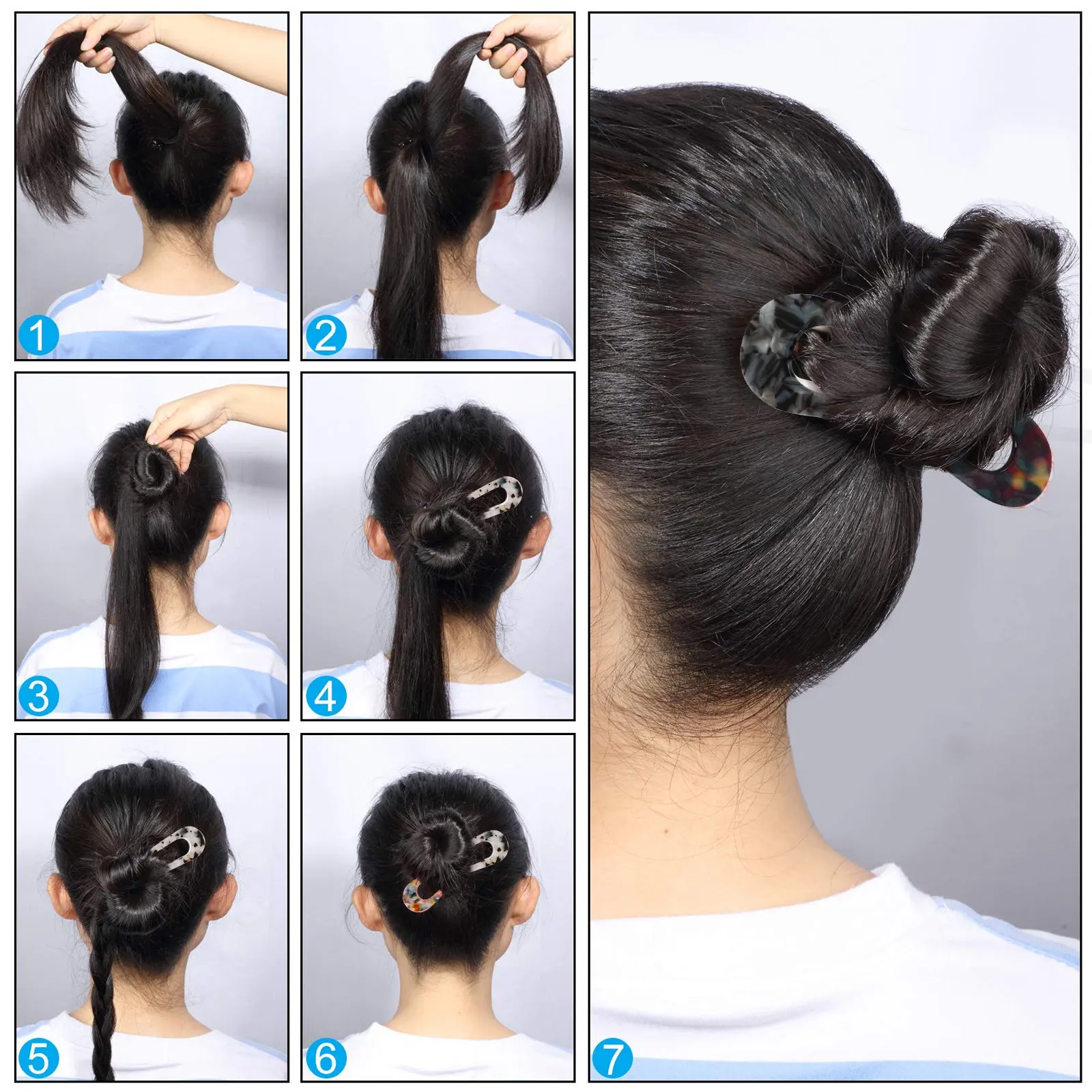 4Pcs Vintage Hairpins U-Shaped Acetate Hair Clips for Women Elegant Retro Headdress Simple Delicate Barrettes Party Festival
4Pcs Vintage Hairpins U-Shaped Acetate Hair Clips for Women Elegant Retro Headdress Simple Delicate Barrettes Party Festival