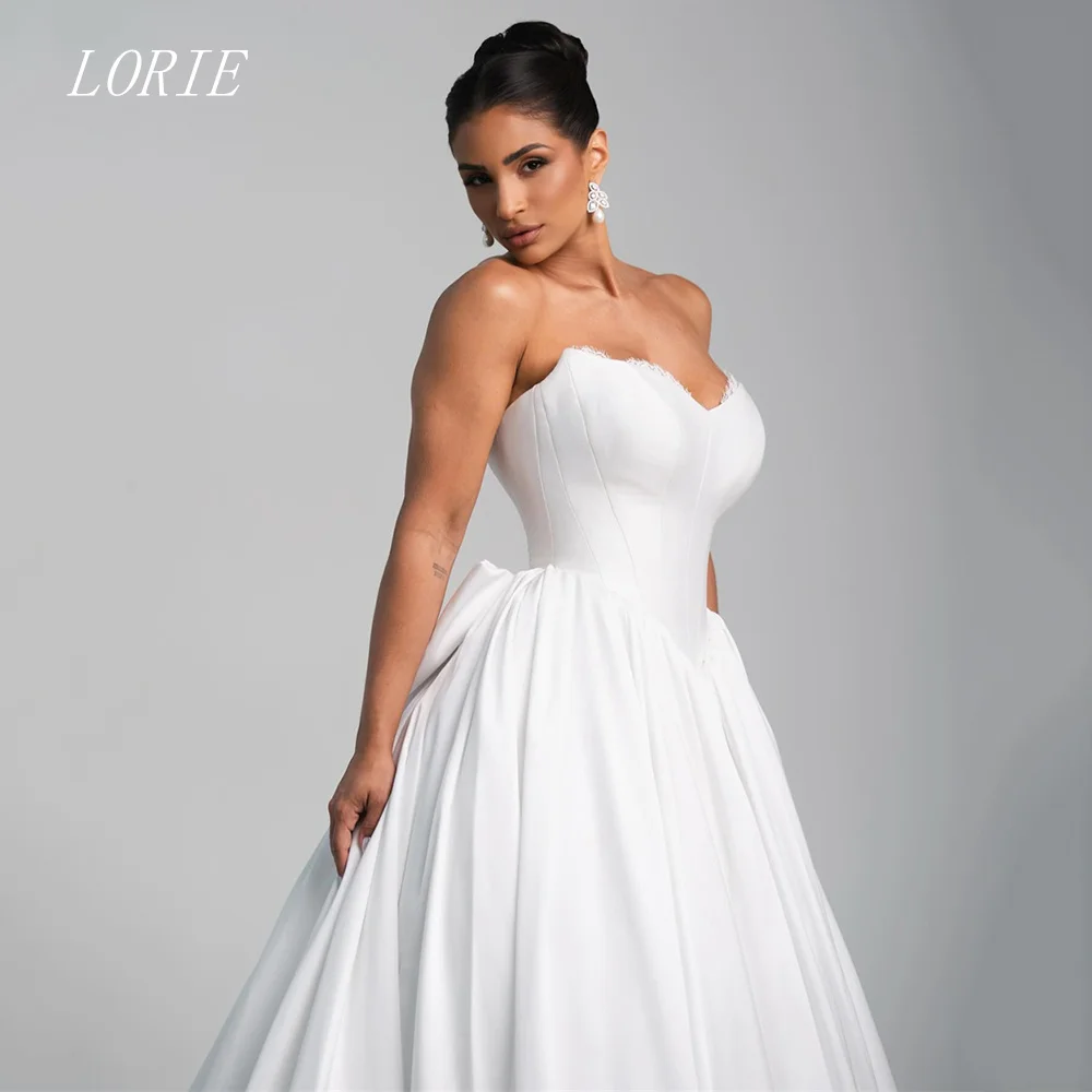 LORIE Luxury A Line Wedding Dress Modern Sweetheart Sleeveless Bridal Dresses Elegant Temperament Wedding Gown Customized 2026
LORIE Luxury A Line Wedding Dress Modern Sweetheart Sleeveless Bridal Dresses Elegant Temperament Wedding Gown Customized 2026