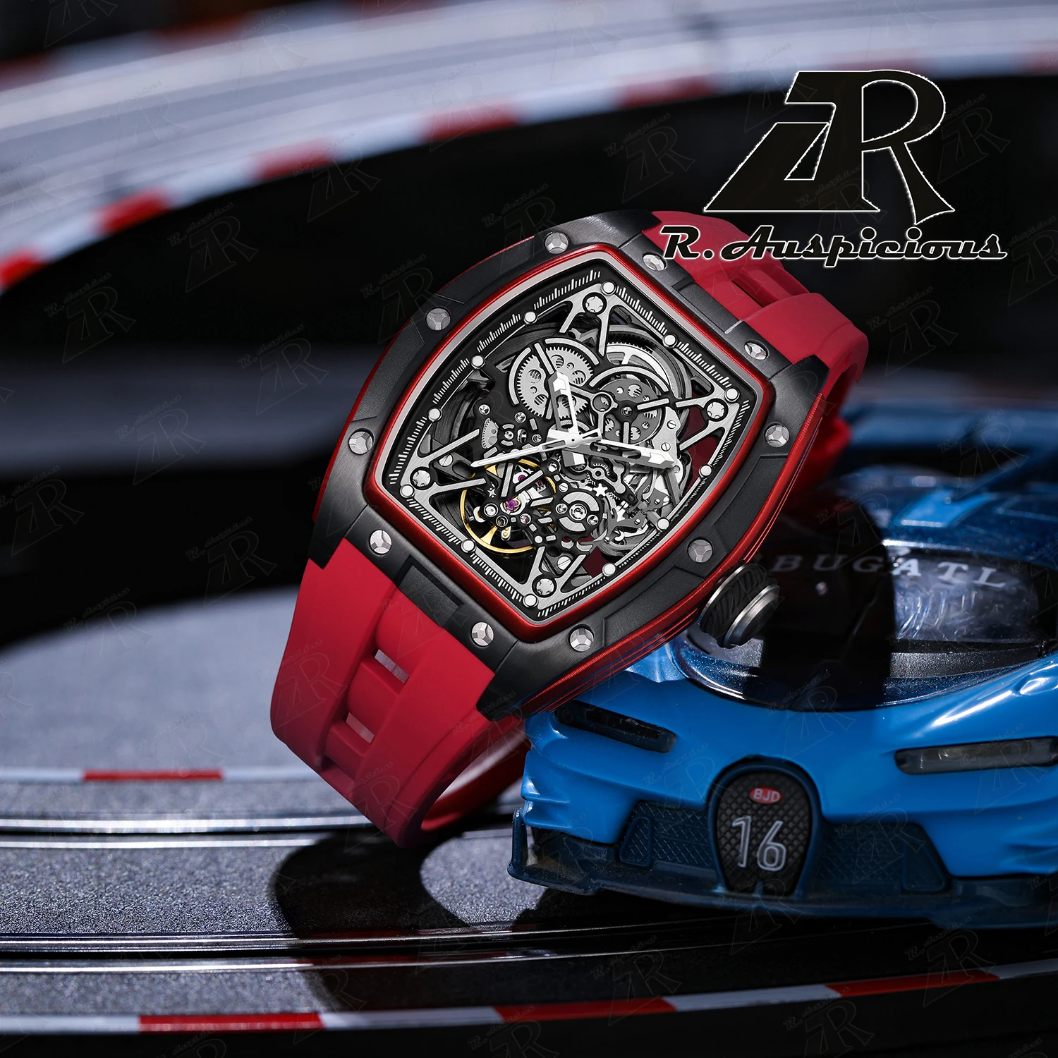 42*55mm China JX-2801 Skeletonized Mechanical Automatic Movement Men's Watch Barrel-shaped Sports 3ATM Silicone Sports Watches
42*55mm China JX-2801 Skeletonized Mechanical Automatic Movement Men's Watch Barrel-shaped Sports 3ATM Silicone Sports Watches