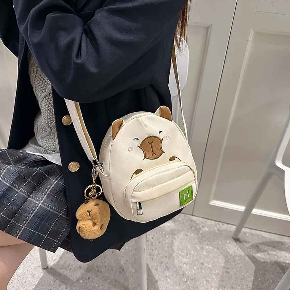 Plush Doll Pendant Capybara Nylon Bag Anti-splash Water Lightweight Cartoon Shoulder Pouch White Large Capacity
Plush Doll Pendant Capybara Nylon Bag Anti-splash Water Lightweight Cartoon Shoulder Pouch White Large Capacity