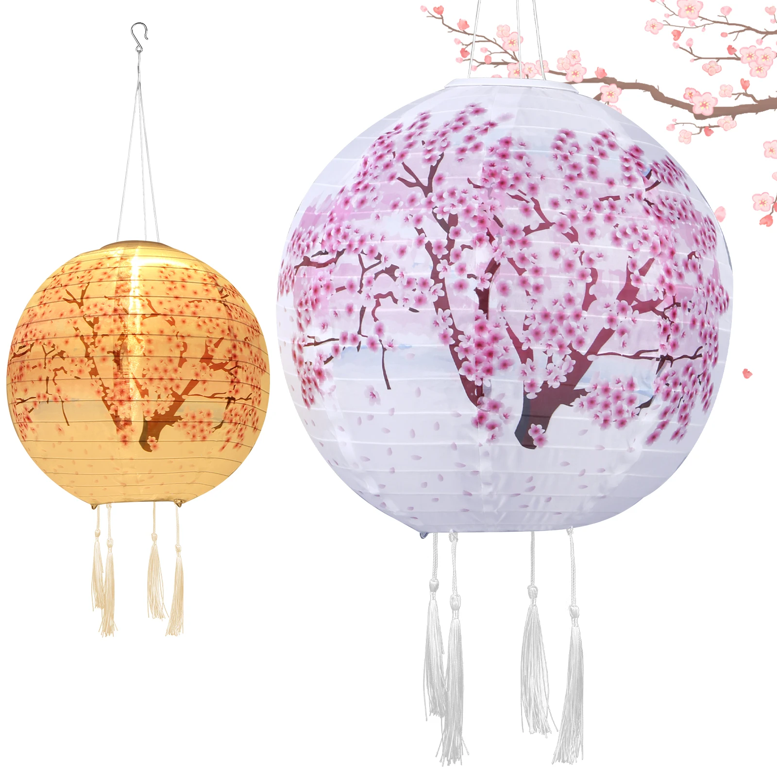 Solar Powered Cherry Blossom Lights Nylon Colth Outdoor Lights IP65 Waterproof Flower Decorative Lights for Patio Garden Decor
Solar Powered Cherry Blossom Lights Nylon Colth Outdoor Lights IP65 Waterproof Flower Decorative Lights for Patio Garden Decor