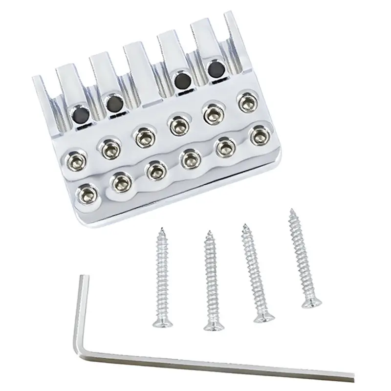 Brass 6 String Locking Nut Guitar Bridge String Locks For Headless Electric Guitar Replacement Parts-AT20
Brass 6 String Locking Nut Guitar Bridge String Locks For Headless Electric Guitar Replacement Parts-AT20