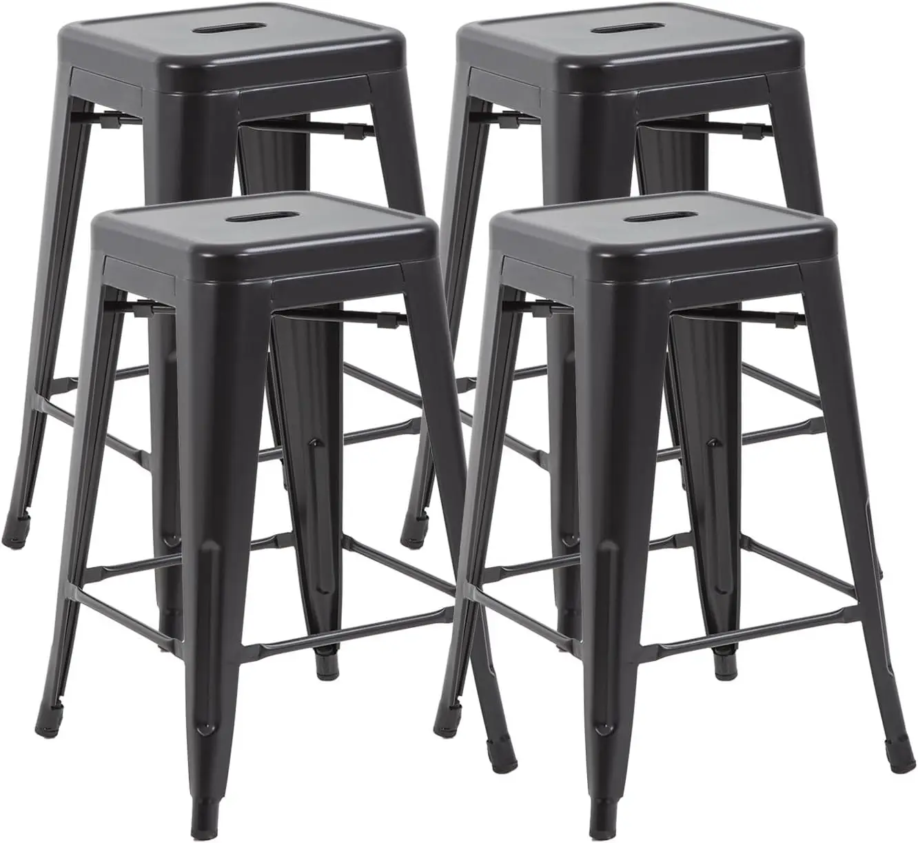 Metal Dining Chair Set Of 4 Kitchen Counter Stool 24In Metal Bar Stool Outdoor&Indoor Chairs Stackable Space-Space Side Chairs
Metal Dining Chair Set Of 4 Kitchen Counter Stool 24In Metal Bar Stool Outdoor&Indoor Chairs Stackable Space-Space Side Chairs