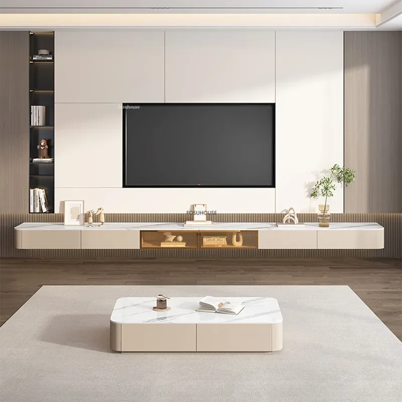 Modern Support Mobile Tv Stand Cabinet Household Wall-mounted Glass Apartment Dangling Base Meuble Tele Living Room Furniture
Modern Support Mobile Tv Stand Cabinet Household Wall-mounted Glass Apartment Dangling Base Meuble Tele Living Room Furniture