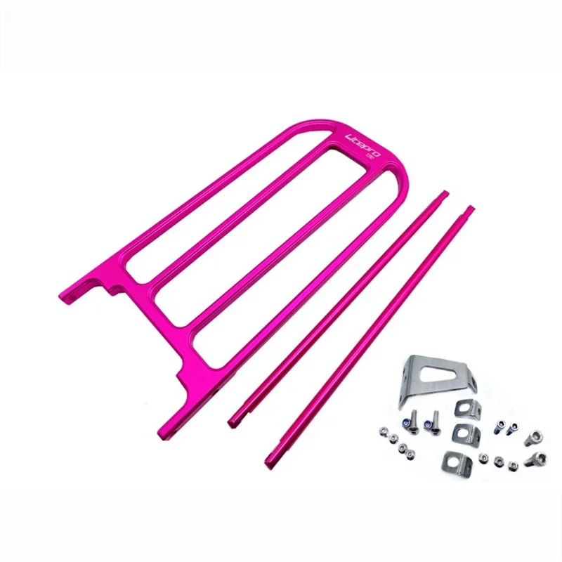 LITEPRO Folding Bike Tailstock Luggage Rack EIEIO Aluminum Alloy Rear Shelf For Brompton Bicycle Accessories
LITEPRO Folding Bike Tailstock Luggage Rack EIEIO Aluminum Alloy Rear Shelf For Brompton Bicycle Accessories
