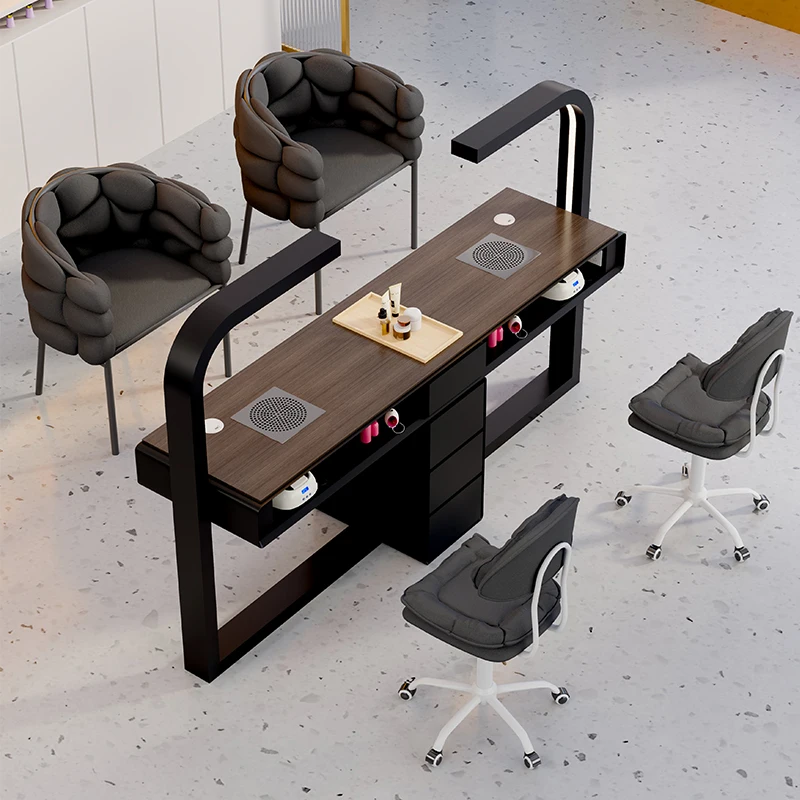 Reception Makeup Nail Desk Hand Designer Square High Quality Minimalist Nail Desk Simple Organizer Wood Nageltisch Furniture
Reception Makeup Nail Desk Hand Designer Square High Quality Minimalist Nail Desk Simple Organizer Wood Nageltisch Furniture