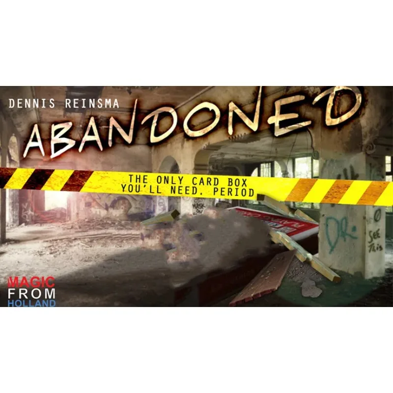 Abandoned by Dennis Reinsma Card Magic Trick & Mentalism Gimmick Close-Up Performer's Prop for Bizarre & Psychokinesis Magic
Abandoned by Dennis Reinsma Card Magic Trick & Mentalism Gimmick Close-Up Performer's Prop for Bizarre & Psychokinesis Magic
