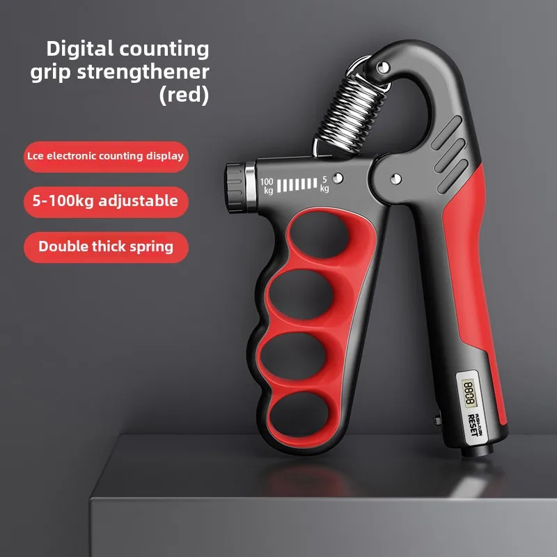 5-60Kg Adjustable Grip Strength Trainer with Finger Exerciser Hand Grip Strengthener for Muscle Building and Injury Recover
5-60Kg Adjustable Grip Strength Trainer with Finger Exerciser Hand Grip Strengthener for Muscle Building and Injury Recover