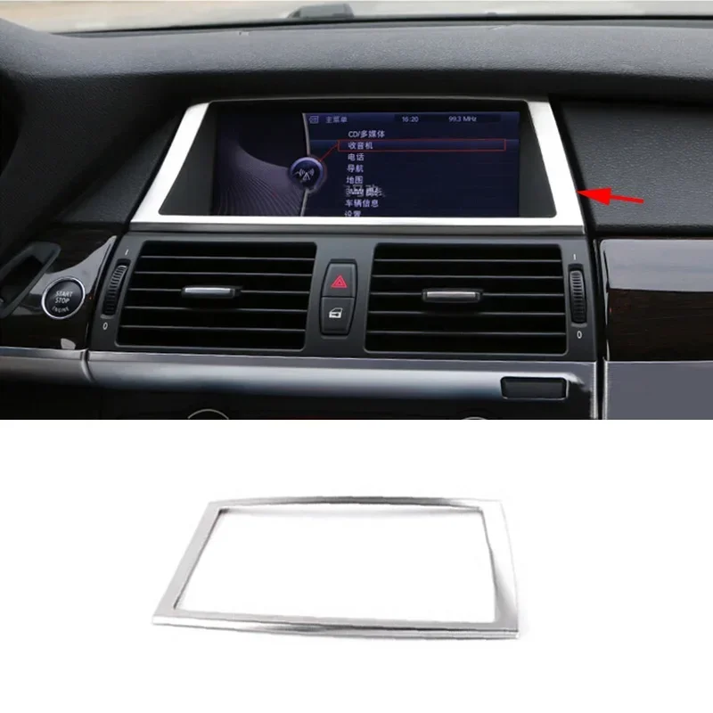 For BMW X6 E71 08-14 & X5 E70 07-13 1PCS Interior GPS Dashboard Console Frame Trim Car Interior Accessories
For BMW X6 E71 08-14 & X5 E70 07-13 1PCS Interior GPS Dashboard Console Frame Trim Car Interior Accessories