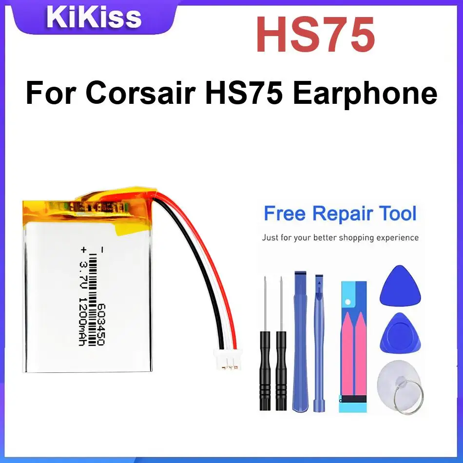 Аккумуляторы HS75 для наушников Corsair HS75: мощная батарея
Аккумуляторы HS75 для наушников Corsair HS75: мощная батарея