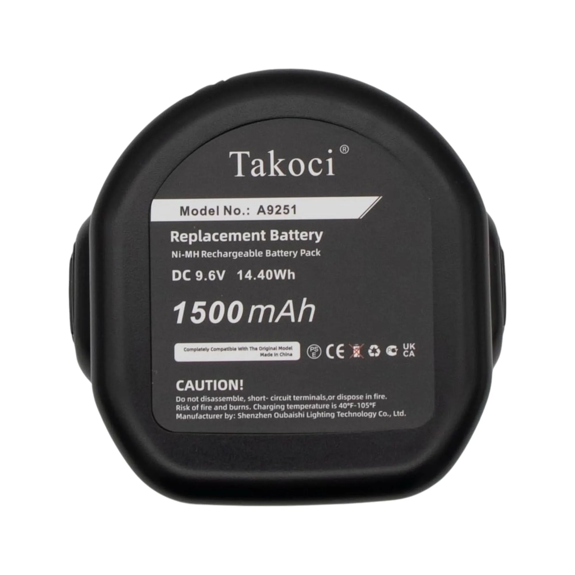 Replacement Battery 1500mAh for Black & Decker CD231, CD231K, CD231P8, CD9600, CD9600K, CD9600K-2, CD9602 A9251, PS120, PS120A 
Replacement Battery 1500mAh for Black & Decker CD231, CD231K, CD231P8, CD9600, CD9600K, CD9600K-2, CD9602 A9251, PS120, PS120A