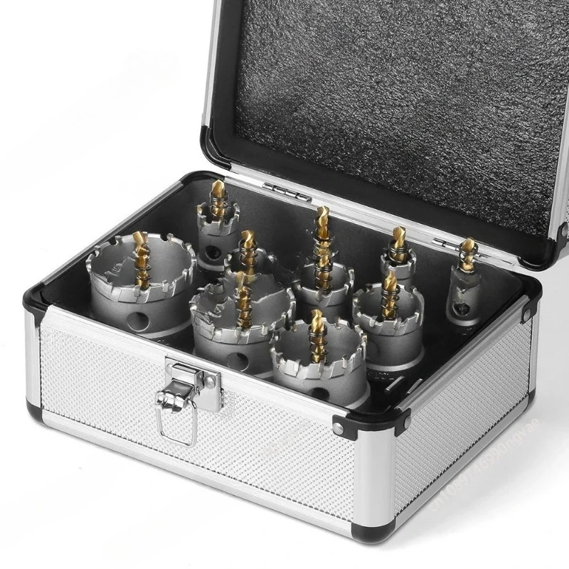 10pc 5A Carbide Tip TCT Drill Bit Hole Saw 16,18,20,22,25,30,35,40,50,53mm Drill Bit Set Hole Saw Cutter For Stainless Steel
10pc 5A Carbide Tip TCT Drill Bit Hole Saw 16,18,20,22,25,30,35,40,50,53mm Drill Bit Set Hole Saw Cutter For Stainless Steel