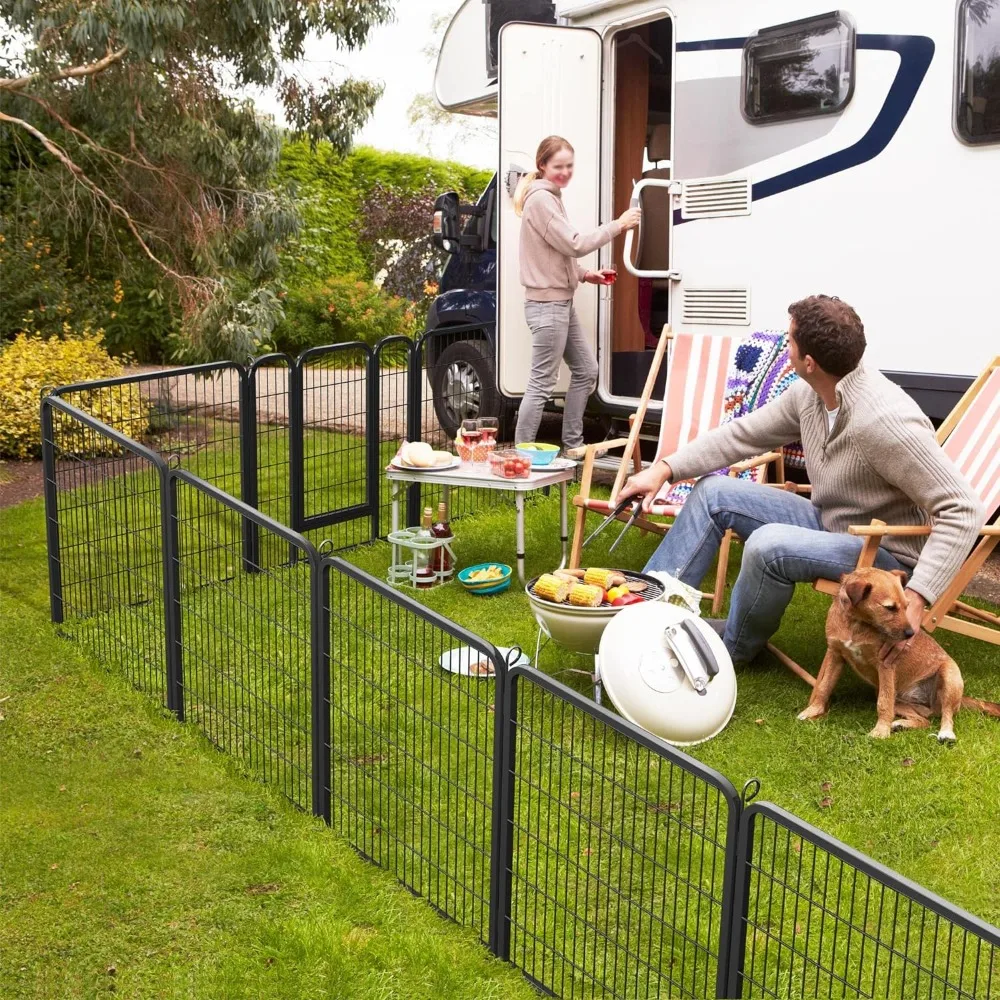 Fence, Outdoor Dog Playpen, Dog Pen Fences 12 Panels Puppy Pet Playpen for Small/Medium Dogs Exercise Pen, Fence
Fence, Outdoor Dog Playpen, Dog Pen Fences 12 Panels Puppy Pet Playpen for Small/Medium Dogs Exercise Pen, Fence