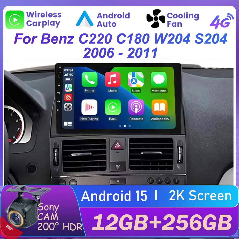 Android 14 For Mercedes Benz C Class 3 C220 C180 W204 S204 2006 - 2011 Car Radio Player Carplay Multimedia Auto Video GPS 2Din
Android 14 For Mercedes Benz C Class 3 C220 C180 W204 S204 2006 - 2011 Car Radio Player Carplay Multimedia Auto Video GPS 2Din