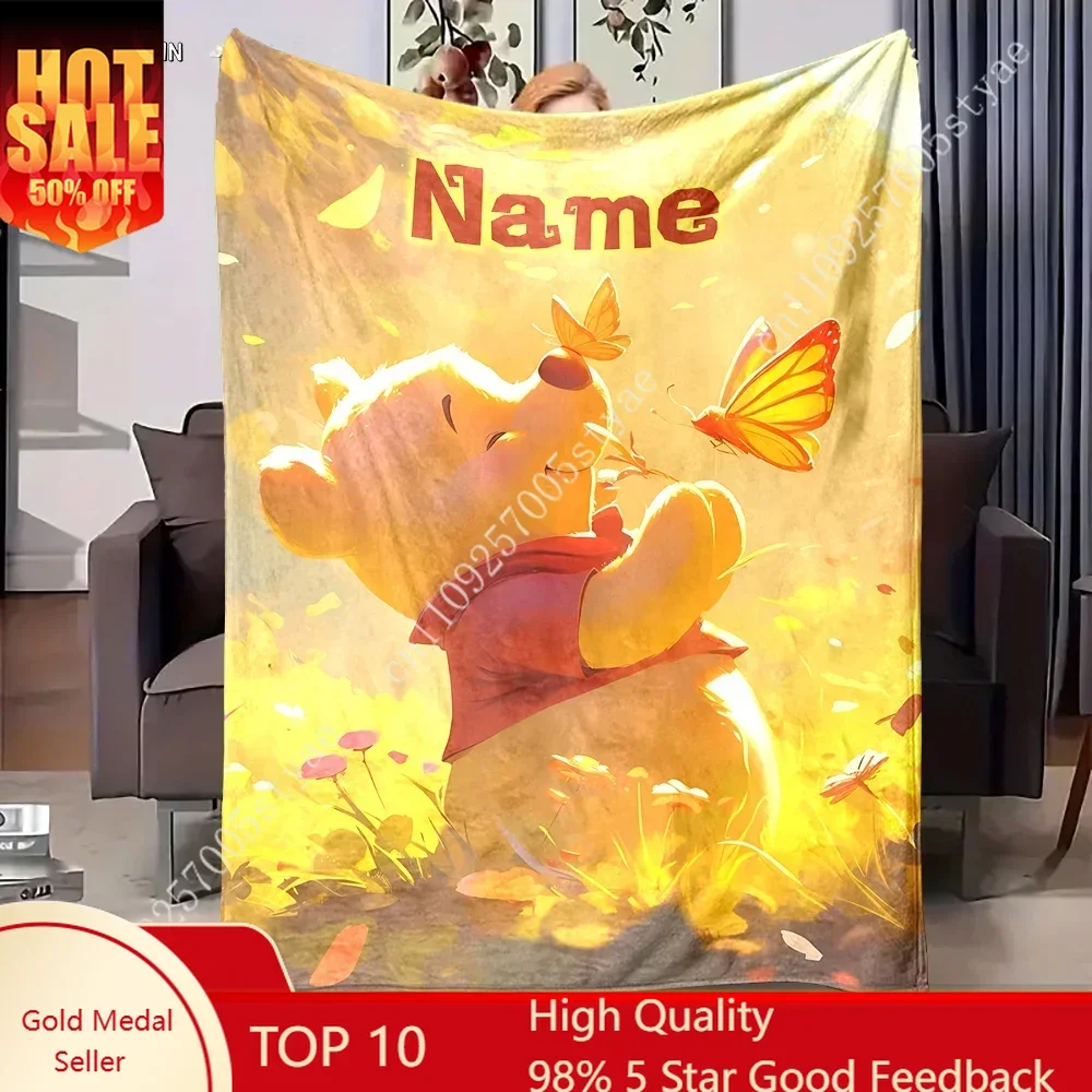 Winnie The Pooh Blankets Disney Cartoon Plush Blanket Soft Indoor Decoration Child Holiday Party Boy Girl Gift Warm Custom Quilt
Winnie The Pooh Blankets Disney Cartoon Plush Blanket Soft Indoor Decoration Child Holiday Party Boy Girl Gift Warm Custom Quilt