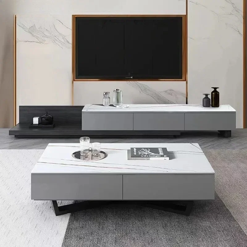 Marble coffee table TV cabinet combination simple modern black and white gray living room rock slab coffee table TV cabinet
Marble coffee table TV cabinet combination simple modern black and white gray living room rock slab coffee table TV cabinet