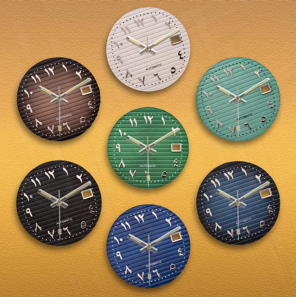 SEI S Logo 30.5mm Arab Stripe Dial NH35/NH36 Movements Watches for men Watch Modification Accessories Repair Parts
SEI S Logo 30.5mm Arab Stripe Dial NH35/NH36 Movements Watches for men Watch Modification Accessories Repair Parts