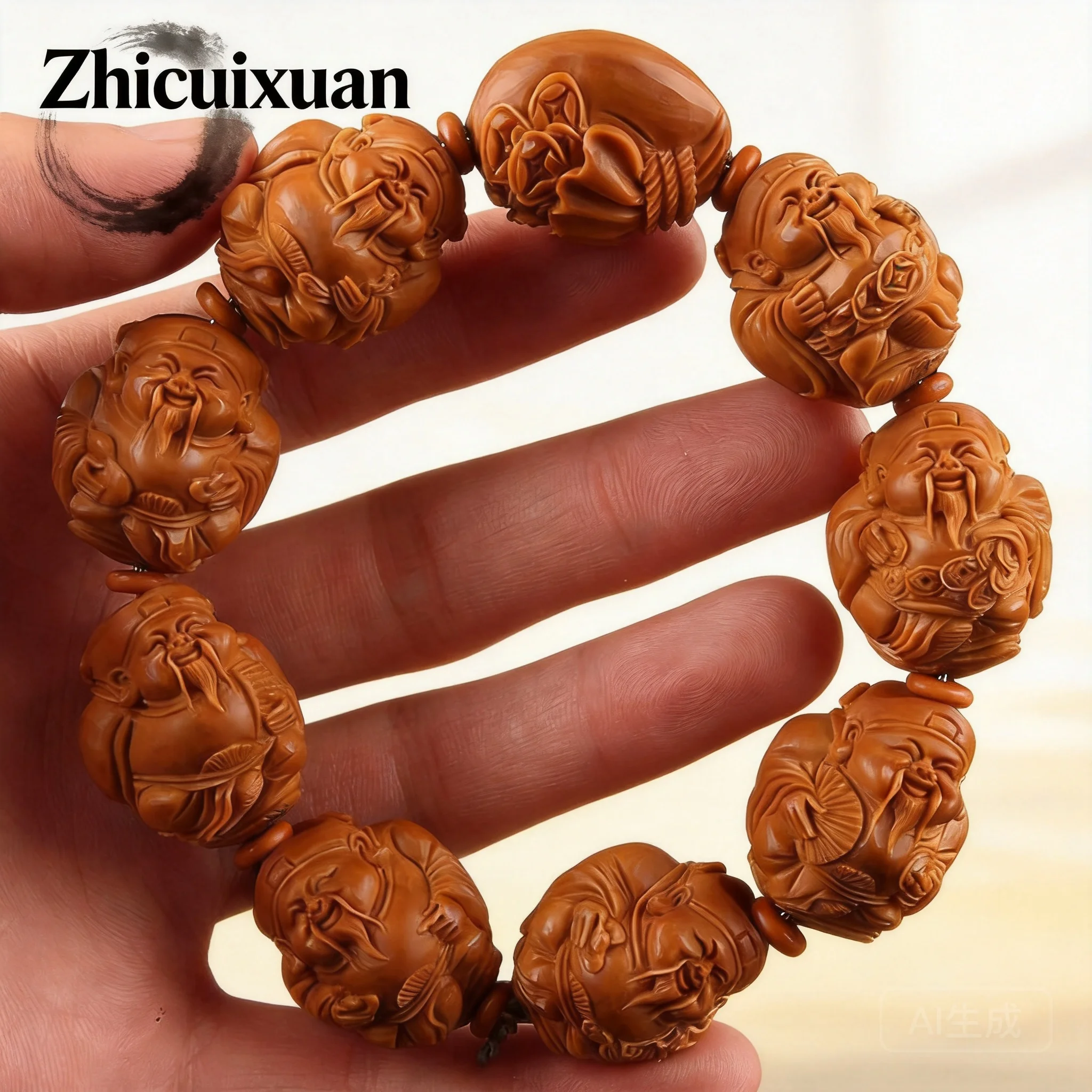 2026 Chinese Style Hand Carved 8 God Of Wealth 20mm Large Natural Chicken Blood Red Olive Pit Beaded Bracelet Wenwan Collectible
2026 Chinese Style Hand Carved 8 God Of Wealth 20mm Large Natural Chicken Blood Red Olive Pit Beaded Bracelet Wenwan Collectible