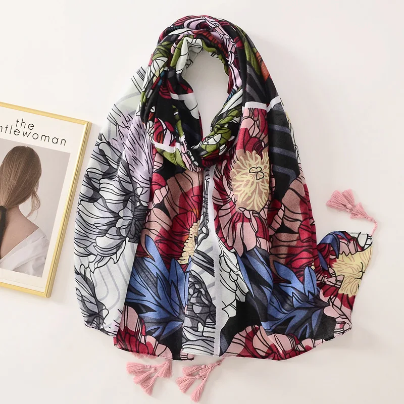 Elegant Women Scarf Luxury Brand 2022 Soft Cotton Scarves For Ladies Muslim Hijab Veil Tassel Shawl Wrap Beach Headscarf Bandana
Elegant Women Scarf Luxury Brand 2022 Soft Cotton Scarves For Ladies Muslim Hijab Veil Tassel Shawl Wrap Beach Headscarf Bandana