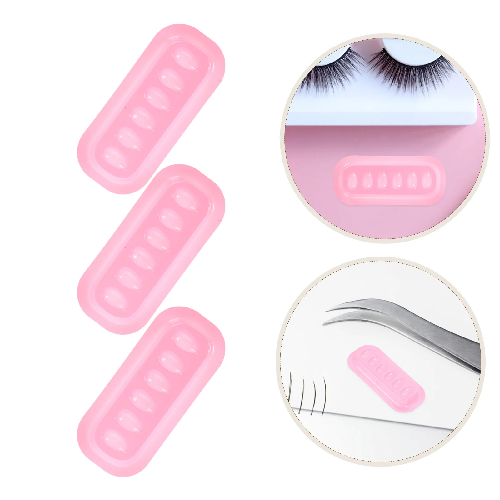 100 PCS Grafting Eyelash Tool Beauty Salon Glue Holder Extension Tray Plastic False Eyelashes Container Holders Adhesive for
100 PCS Grafting Eyelash Tool Beauty Salon Glue Holder Extension Tray Plastic False Eyelashes Container Holders Adhesive for