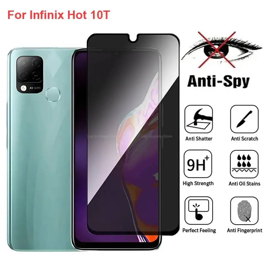 Hot 10T Anti Spy Privacy Tempered Glass Protector Compatible For Infinix Hot10t Full Cover Screen Phone Film
Hot 10T Anti Spy Privacy Tempered Glass Protector Compatible For Infinix Hot10t Full Cover Screen Phone Film