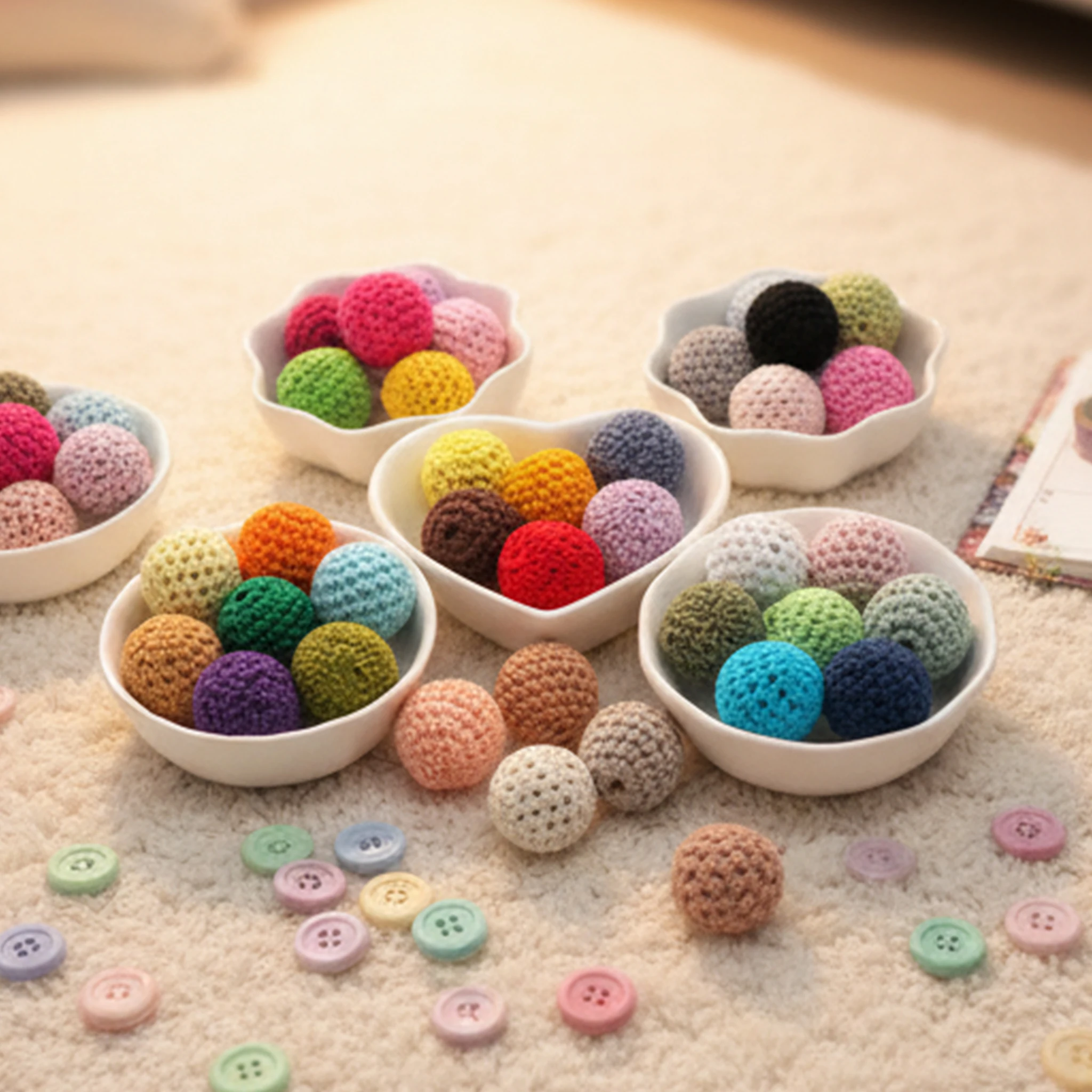 Chengkai 1000pcs 20mm Round Knitting Cotton Crochet Wooden Beads Balls for DIY decoration baby teething jewelry necklace Toy
Chengkai 1000pcs 20mm Round Knitting Cotton Crochet Wooden Beads Balls for DIY decoration baby teething jewelry necklace Toy