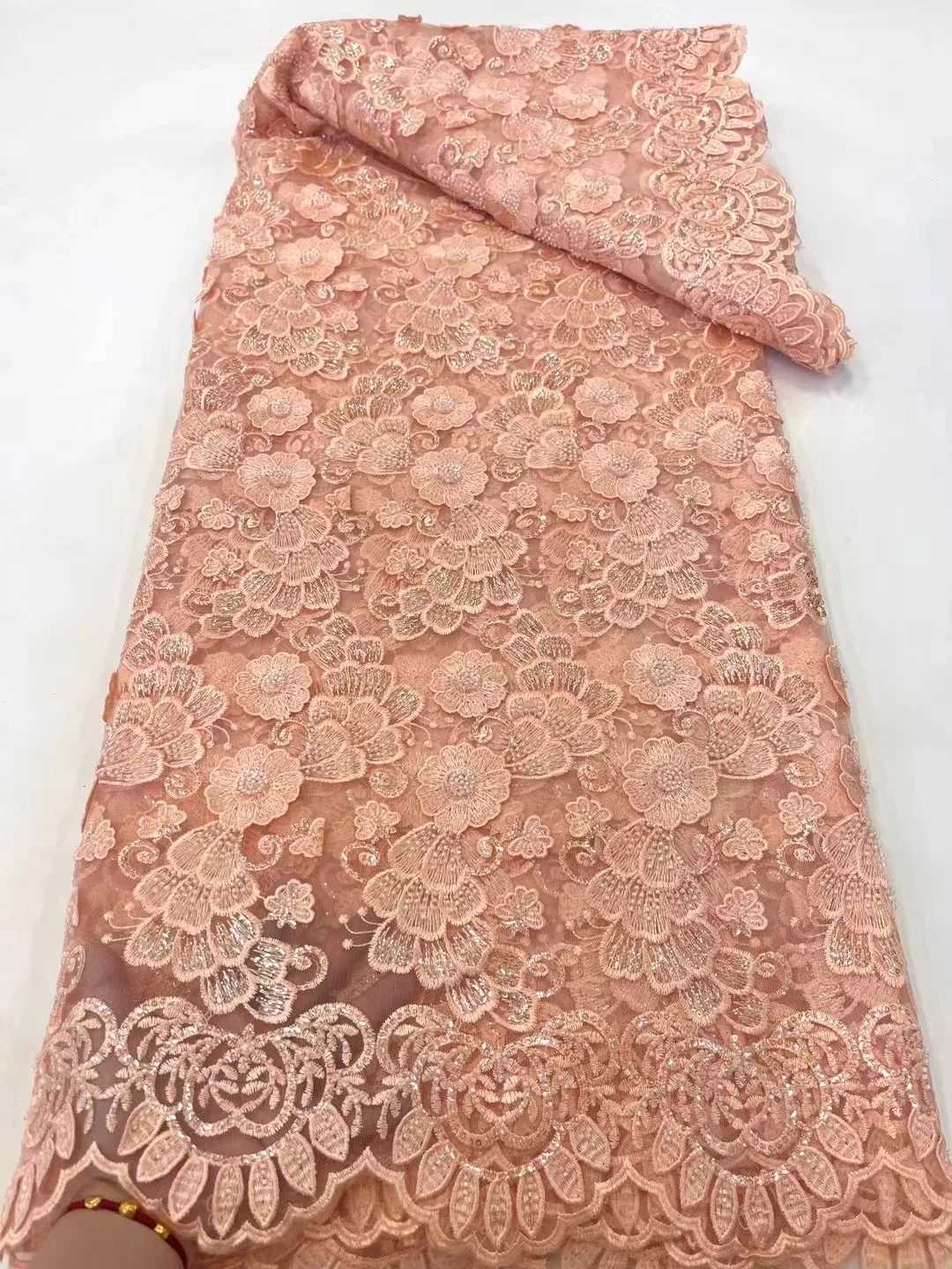Luxury African Handmade Beaded Lace Fabric, French Embroidery, Nigeria Net Lace Fabrics for Sewing, High Quality, 2024
Luxury African Handmade Beaded Lace Fabric, French Embroidery, Nigeria Net Lace Fabrics for Sewing, High Quality, 2024