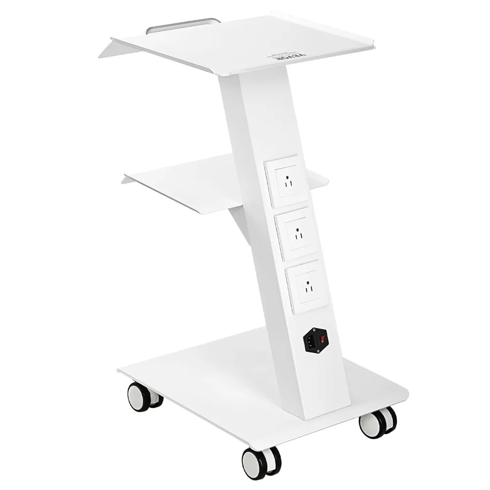 VEVOR Lab Trolley, Rolling Lab Cart with Built-in Socket, 3-Layer Metal Mobile Trolley, Tray Rolling Clinic Cart with Swivel Whe
VEVOR Lab Trolley, Rolling Lab Cart with Built-in Socket, 3-Layer Metal Mobile Trolley, Tray Rolling Clinic Cart with Swivel Whe